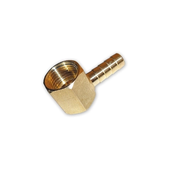 Łącznik kątowy do gazu GW 1/2" x10mm mosiądz