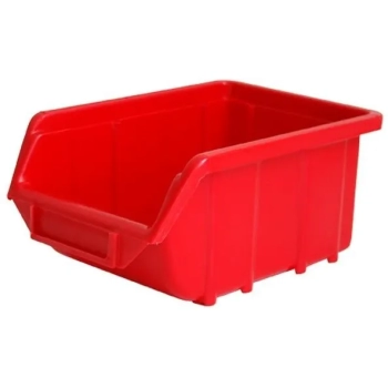 Pojemnik plastikowy szufladka 111x165x76mm czerwony Ecobox mały POLSKA (35530C)