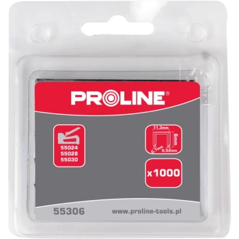 Zszywki hartowane typ A 53 L:10mm PROLINE (55310)