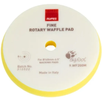 Gąbka polerska na rzep ryflowana RUPES Rotary Fine 200 mm  (9.WF200M)