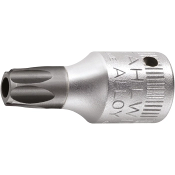 Nasadka 1/4" trzpieniowa, T9 TORX TAMPER RESISTANT, z otworem, krótka, (44KTXB T9), Stahlwille [01351009]