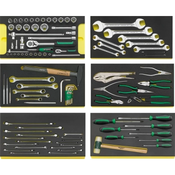 Zestaw narzędzi 806/6 w wytłoczkach TCS do skrzyni 13217, (806/6 WTTCS), Stahlwille [97830207]