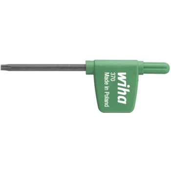 Klucz trzpieniowy z rękojeścią w kształcie chorągiewki TORX® czerniony chemicznie T5 x 35 mm Wiha (03724)