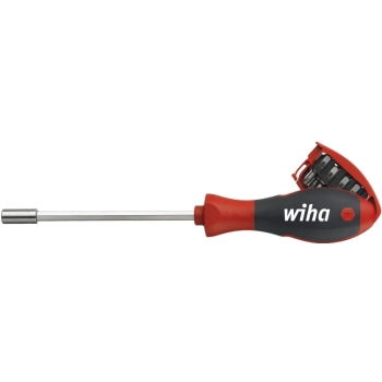 Magnetyczny wkrętak z magazynkiem bitów TORX® z 8 bitami, 1/4" Wiha (32902)