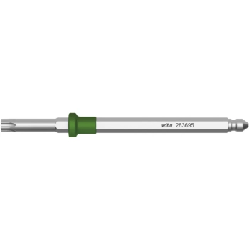 Trzon wymienny TORX® do wkrętaków dynamometrycznych z rękojeścią w kształcie klucza T6 x 75 mm, 0,6 Nm Wiha (38806)