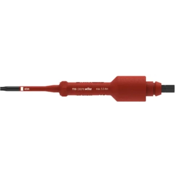 Trzon wymienny electric TORX® do wkrętaków dynamometrycznych z rękojeścią T VDE T15 x 132 mm, 5,5 Nm Wiha (38931)